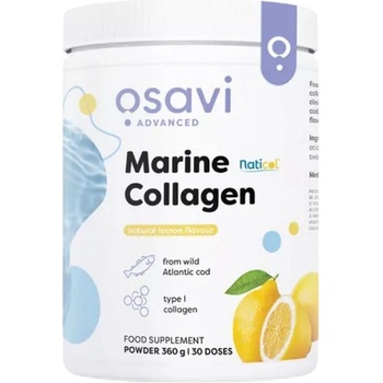 Osavi Marine Collagen | Naticol® Bioactive Collagen Peptides from Wild Atlantic Cod [360 грама] Лимон