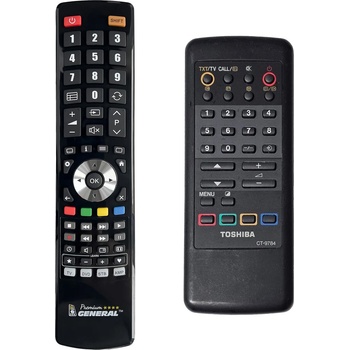 GENERAL TOSHIBA CT-9784, CT-9785, CT-9786 - съвместимо дистанционно управление на марката General (CT-9784, CT-9785, CT-9786)