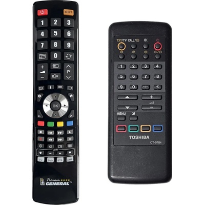GENERAL TOSHIBA CT-9784, CT-9785, CT-9786 - съвместимо дистанционно управление на марката General (CT-9784, CT-9785, CT-9786)