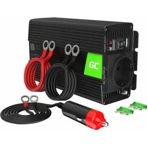 Green Cell Преобразувател на напрежение Green Cell INV02DE 24V към 230V 300W/600W (INV02DE)