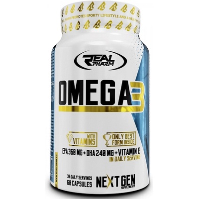 REAL PHARM Omega 3, 60 Capsules gel