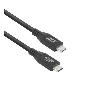 ACT Кабел USB-C - USB-C, 1 м / USB4, 20Gbps, 240W (AC7421) - hits