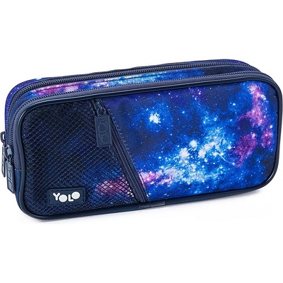 YOLO Ученически несесер YOLO - Outer Space, с 2 ципа (121274-165-74)