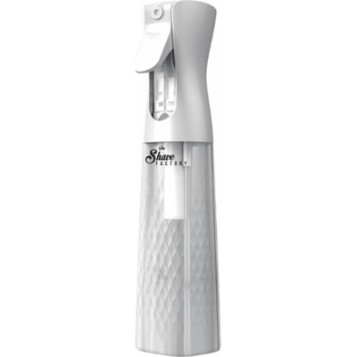 Barber rozprašovač na vodu Shave Factory Micromist 300 ml white