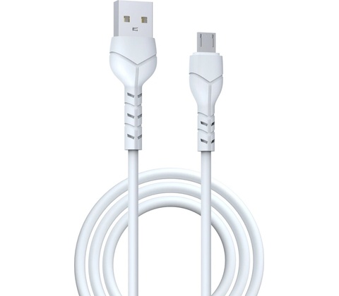 Devia EC144 USB - MicroUSB 1m bílý