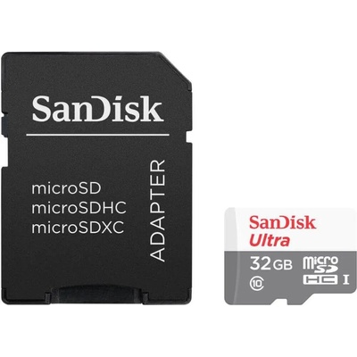 SanDisk microSDHC Ultra 32GB C10 SDSQUNR-032G-GN3MA/186523