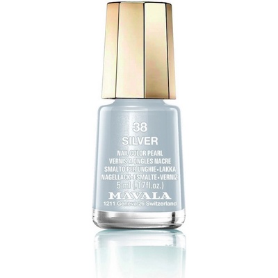 Mavala Minicolor Nail Care Lak na nechty 38 Silver 5 ml