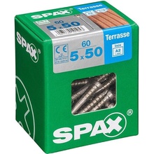 Spax Terasový vrut T-Star Plus, ø 5 × 50 mm, drážka: TX25, 60 ks 4507000500507