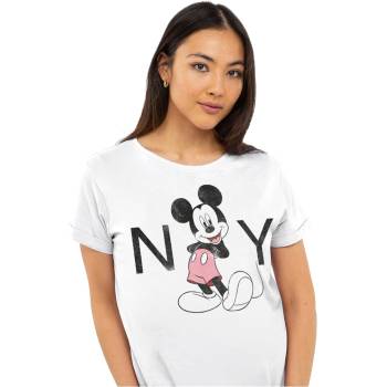 Disney Тениска Disney Women's Regular Fit T-Shirt - White