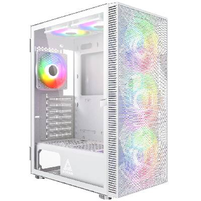 GAMEPC HERNÍ PC AMD RYZEN 5 4500, AMD RX 5700XT 8 GB, 16/32 GB DDR4 RAM, 1 TB M.2 NVME SSD, WINDOWS 11 Barva skříně: Bílá