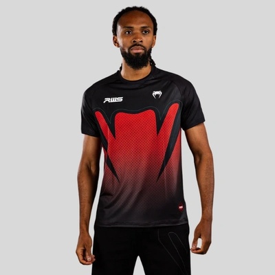 Venum - Боксова Екипировка | Официален Вносител за България Тениска Venum x RWS 2.0 Men’s Dry-Tech T-Shirt - Black/Red - M