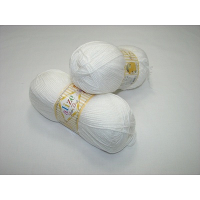Alize Baby Best 100g - 55 biela