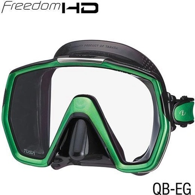 TUSA маска freedom hd черна/енерджи зелена (tus m1001qb eg)