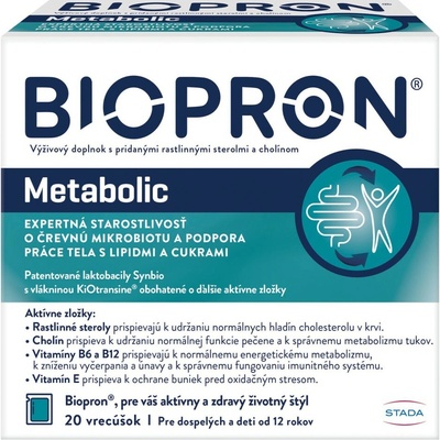 Biopron Metabolic prášok 20 vrecúšok