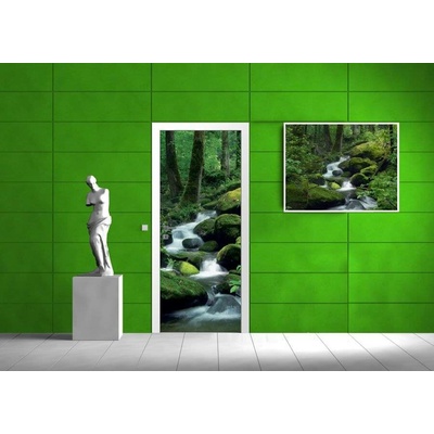 Postershop Fototapeta samolepícíLesní potok, rozměry 211x91 cm