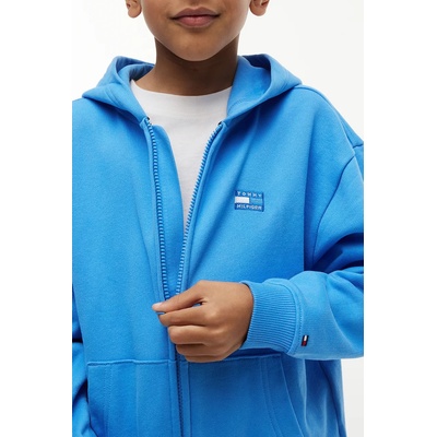 Tommy Hilfiger суичър с цип и качулка за деца от памук (KB0KB10553.128.176.9BY2)