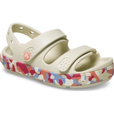 Crocs Crocband Cruiser Glow Confetti Band Sandal Summit White/Guava Размер на обувките (ЕС): 28/29 /