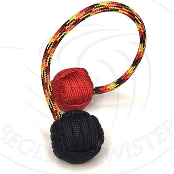 Begleri Twister Berlín Délka stringu: 17 cm, Druh begleri: Čtyřvlákno 550 sklo, Druh stringu: Paracord 550