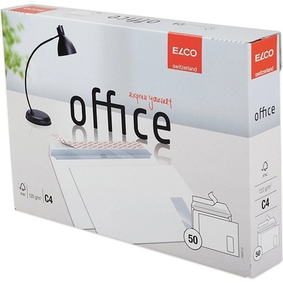 Obálky C4 ELCO Office Box / 50 kusů / okénko vpravo