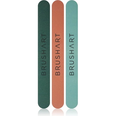 BrushArt Accessories Nail file set комплект пили за нокти цвят Mix 3 бр