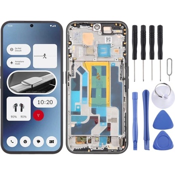 OnePlus Оригинален AMOLED LCD Дисплей и Тъч Скрийн с рамка за Nothing Phone (2A) A142 5G