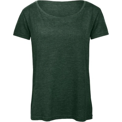 B&C Collection B&C TRIBLEND / Дамска тениска - цвят хедър форест L (01TW56u4603)