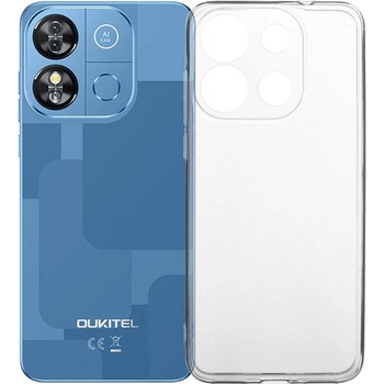 OUKITEL Калъф с протектор за Oukitel C57 Pro / C57s - мек TPU удароустойчив калъф, прозрачен или черен