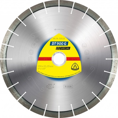 Diamantové řezné kotouče DT 900 G KLINGSPOR Varianta: DT 900 G 115X2,5X22,23