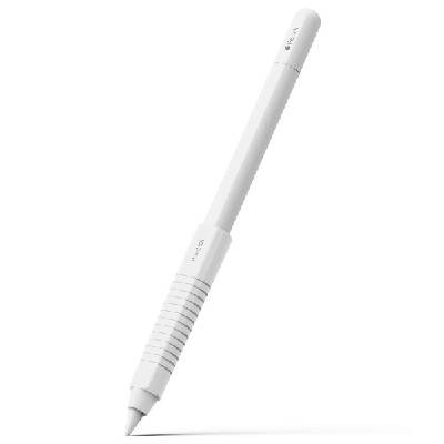Силиконов грип за Apple Pencil, Apple Pencil 2 и Apple Pencil Pro - Ringke Silicone Drafting Grip Holder (бял) (KF2341583)