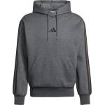 Adidas Мъжки суичър Adidas Essentials Fleece 3-Stripes Hoodie Mens - Dark Grey/Black
