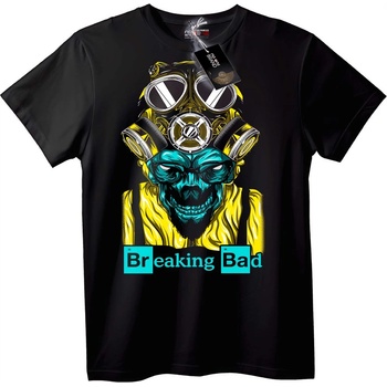 NOONEBRAND Тениска Breaking Bad Skull - 2XL, Black