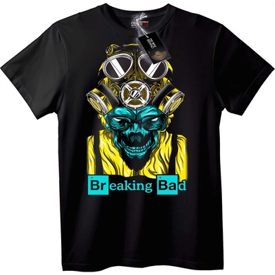 NOONEBRAND Тениска Breaking Bad Skull - 2XL, Black