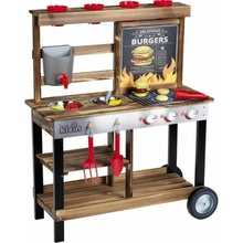 Plážový piknik BBQ venkovská letní kuchyně kuchyňka na hraní