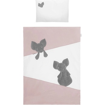 Belisima obliečky Mouse ružové 90x120 cm