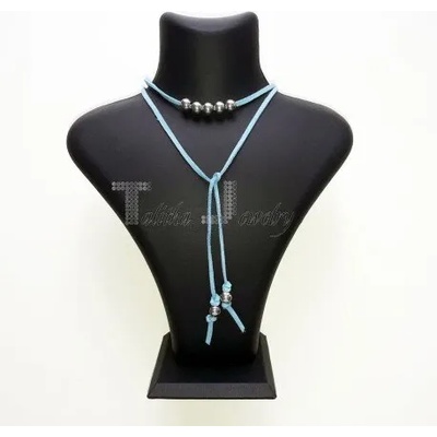 Многофункционално велурено колие