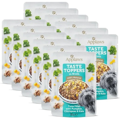 Applaws Капсула Applaws Dog Taste Toppers in Broth тонзик, тиква, нахут и кейл 12 x 85 г