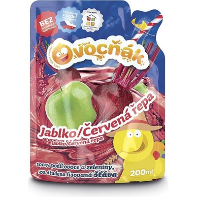 Ovocňák mošt jablko červená řepa 200ml
