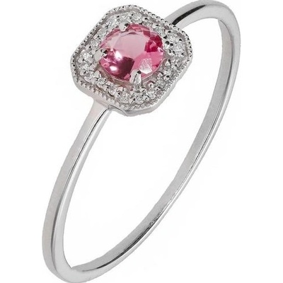 Zlaton Prsten bílé zlato s diamanty 000872006230