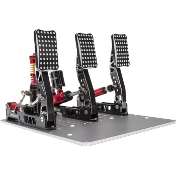 Simagic Crimson Edition, Hydraulic Tri-pedal Set, 100kg Loadcell, Standard Throttle Plate. S309 (P2000-S100R)