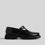 Hereu Alber Sport Leather Flats - Black