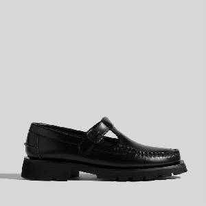 Hereu Alber Sport Leather Flats - Black