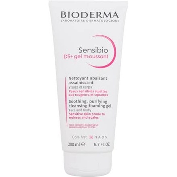BIODERMA Sensibio DS+ Cleansing Gel почистващ гел за раздразнена кожа 200 ml за жени