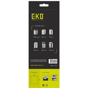 eko-europe Eko Торби за смет с връзки, размер f, 40-60 литра, 12 бр (eko 337060) - luxdom