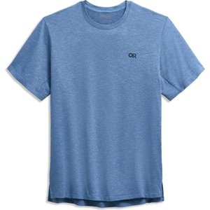 Outdoor Research Мъжка спортна тениска Outdoor Research ActiveIce Spectrum Sun T-Shirt Sport shirt - Ascent Blue Heather (216-8529-0111)