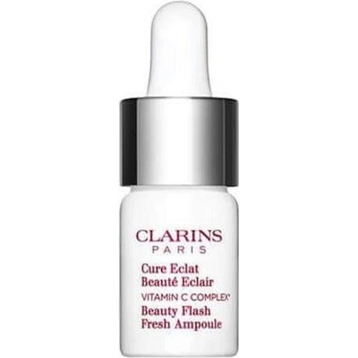 Clarins beauty flash fresh ampoule rozjasňujúca pleťová kúra s vitamínom C 8 ml