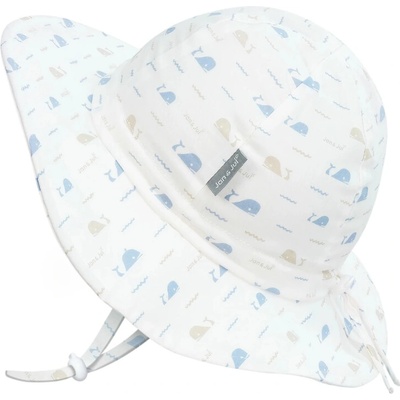 Jan & Jul DETSKÝ UV KLOBÚK FLOPPY HAT JAN&JUL WHALE TALES