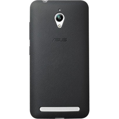 ASUS Калъф за Asus ZenFone Go, страничен протектор с гръб, поликарбонатов, Asus Bumper ZC500TG, черен