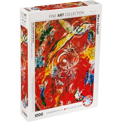 EUROGRAPHICS Пъзел Eurographics от 1000 части - Триумфът на музиката, Марк Шагал (60005418)