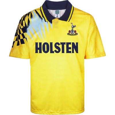 Score Draw Футболна фланелка Score Draw ScoreDraw Tottenham Hotspur Retro Away Shirt 92 Adults - Yellow