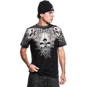 AFFLICTION мъжка тениска affliction - born of entropy - a29592-bknu